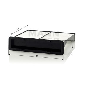 Фильтр салона MANN-FILTER CU 22 004